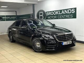 Mercedes-benz s-class s 350 d l amg line executive [4x mercedes services, sat nav, leather, heated seats & reverse camera]